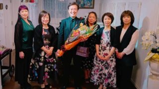 成田にてコンサート終演